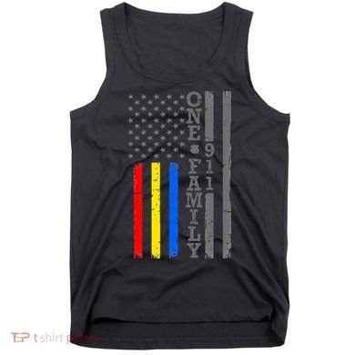Fire Police Dispatcher 911 Emergency Services Tank Top