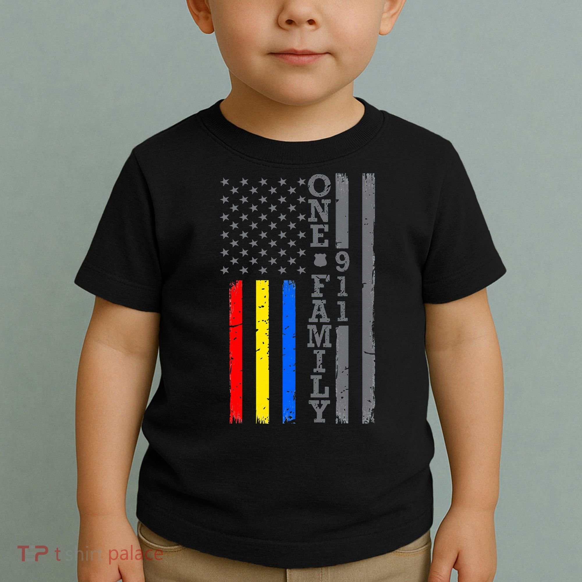 Fire Police Dispatcher 911 Emergency Services Toddler T-Shirt