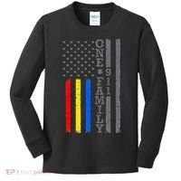Fire Police Dispatcher 911 Emergency Services Kids Long Sleeve Shirt thumb 0