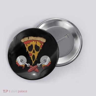 Funny Pizza Design For Women Pizza Themed Pizza Lover Button