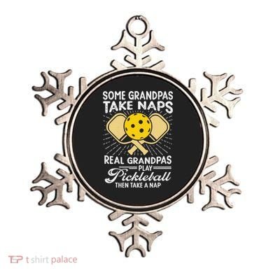 Funny Pickleball Design Grandpa Pickleball Player Ornament