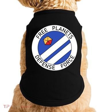 Free Planets Defense Force Insignia Corner Print Doggie Tank