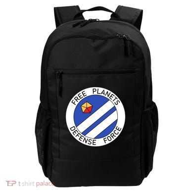 Free Planets Defense Force Insignia Corner Print Backpack