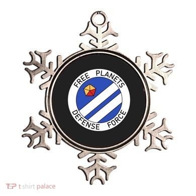 Free Planets Defense Force Insignia Corner Print Ornament