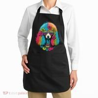 Funny Poodle Dog Miniature Poodle Toy Poodle Hippie Apron thumb 2