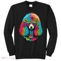 Funny Poodle Dog Miniature Poodle Toy Poodle Hippie Sweatshirt thumb 0