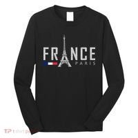 France Paris Eiffel Tower Long Sleeve Shirt thumb 0