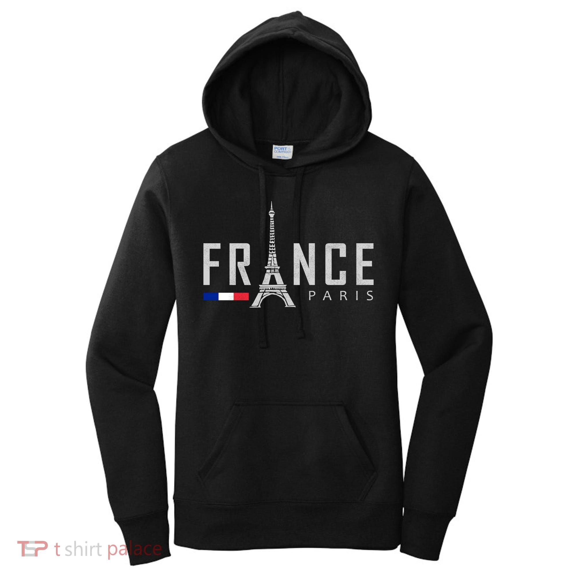 France Paris Eiffel Tower Women's Hoodie
