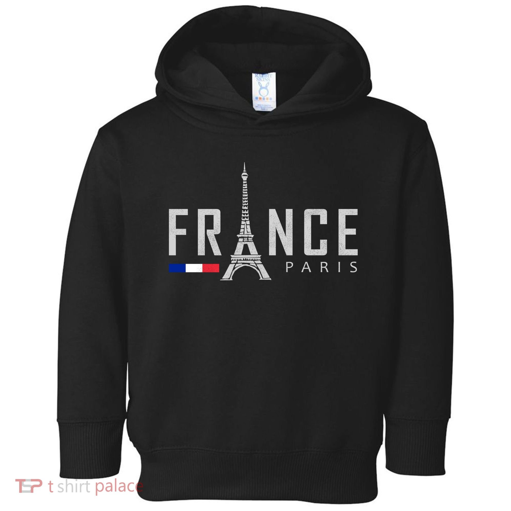 France Paris Eiffel Tower Toddler Hoodie