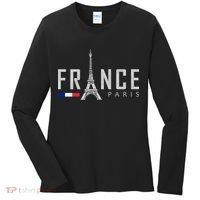 France Paris Eiffel Tower Women's Long Sleeve Shirt thumb 0