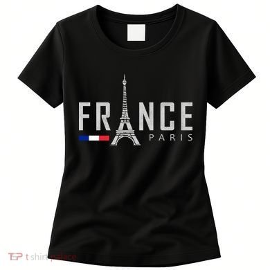 France Paris Eiffel Tower Women's T-Shirt