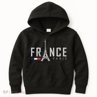 France Paris Eiffel Tower Kids Hoodie thumb 0