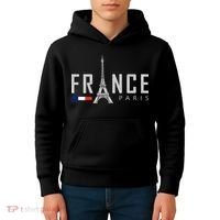 France Paris Eiffel Tower Kids Hoodie thumb 4