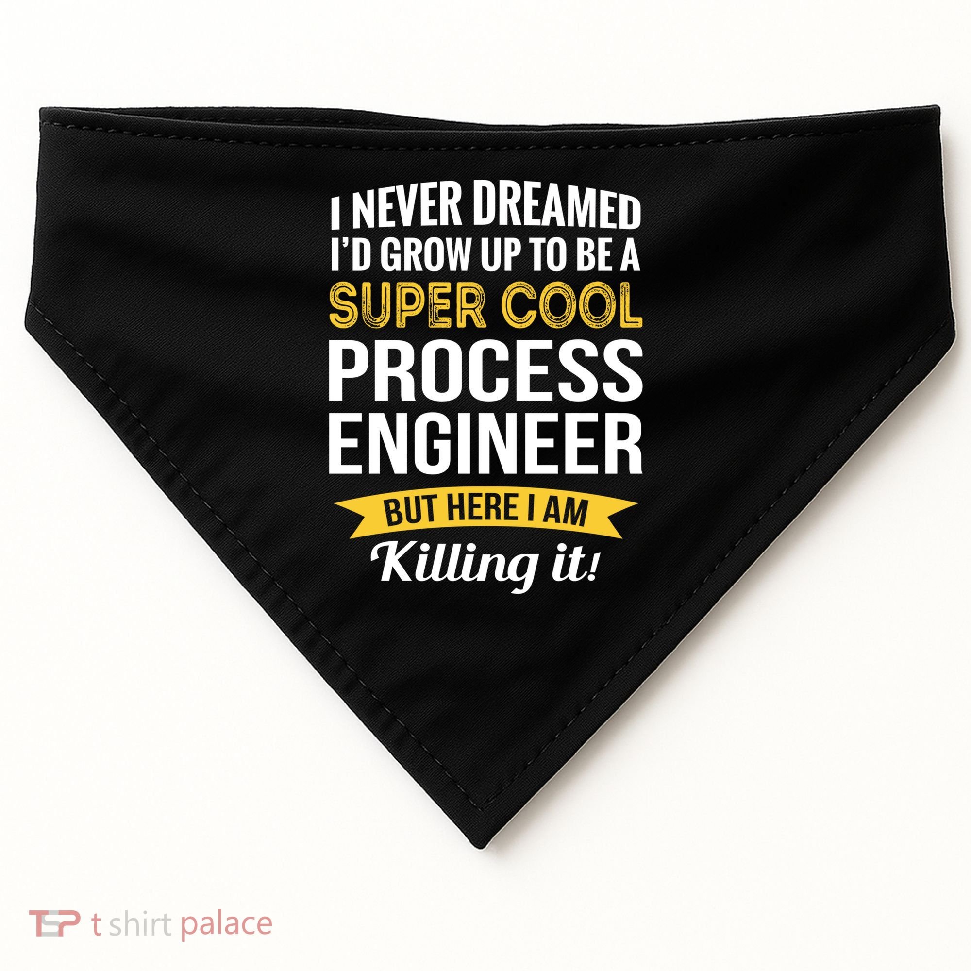 Funny Process Engineer Appreciation Funny Gift USA-Made Doggie Bandana