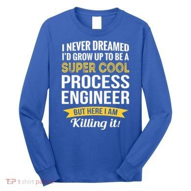 Funny Process Engineer Appreciation Funny Gift Long Sleeve Shirt