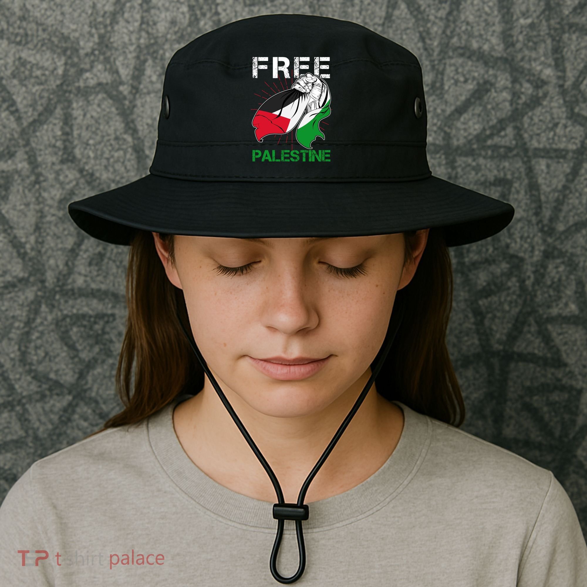 Free Palestine End War Support Palestine Bucket Hat
