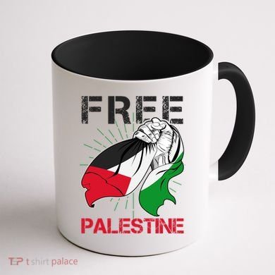Free Palestine End War Support Palestine Coffee Mug back
