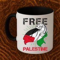 Free Palestine End War Support Palestine Coffee Mug thumb 2
