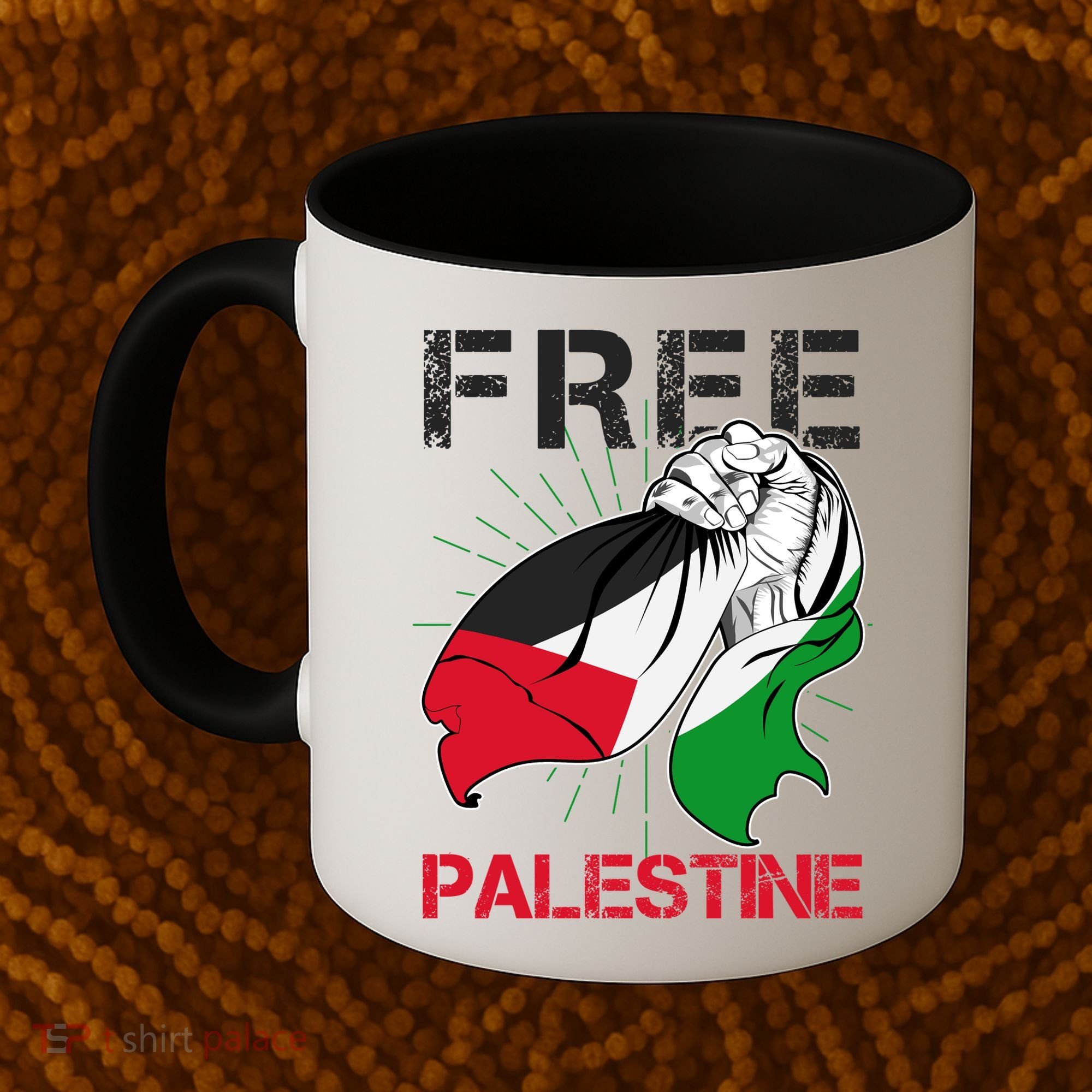 Free Palestine End War Support Palestine Coffee Mug