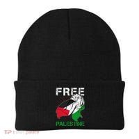 Free Palestine End War Support Palestine Beanie thumb 0