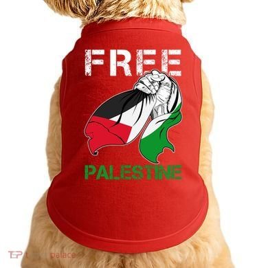 Free Palestine End War Support Palestine Doggie Tank
