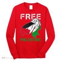 Free Palestine End War Support Palestine Long Sleeve Shirt thumb 0