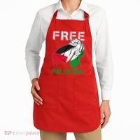 Free Palestine End War Support Palestine Apron thumb 2