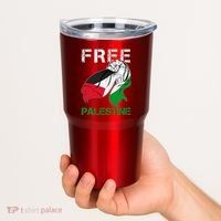 Free Palestine End War Support Palestine Tumbler thumb 2