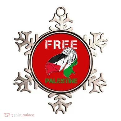 Free Palestine End War Support Palestine Ornament