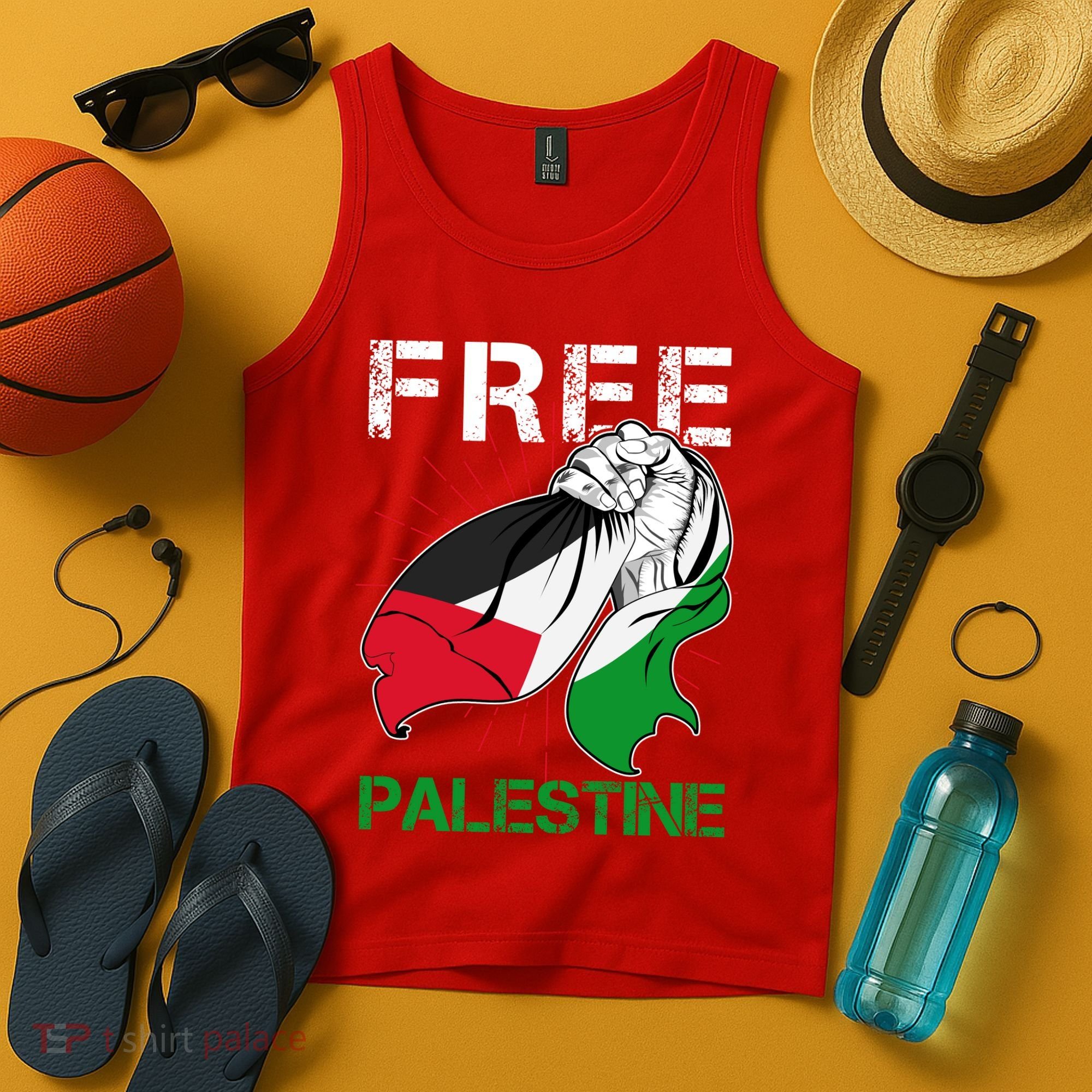 Free Palestine End War Support Palestine Tank Top