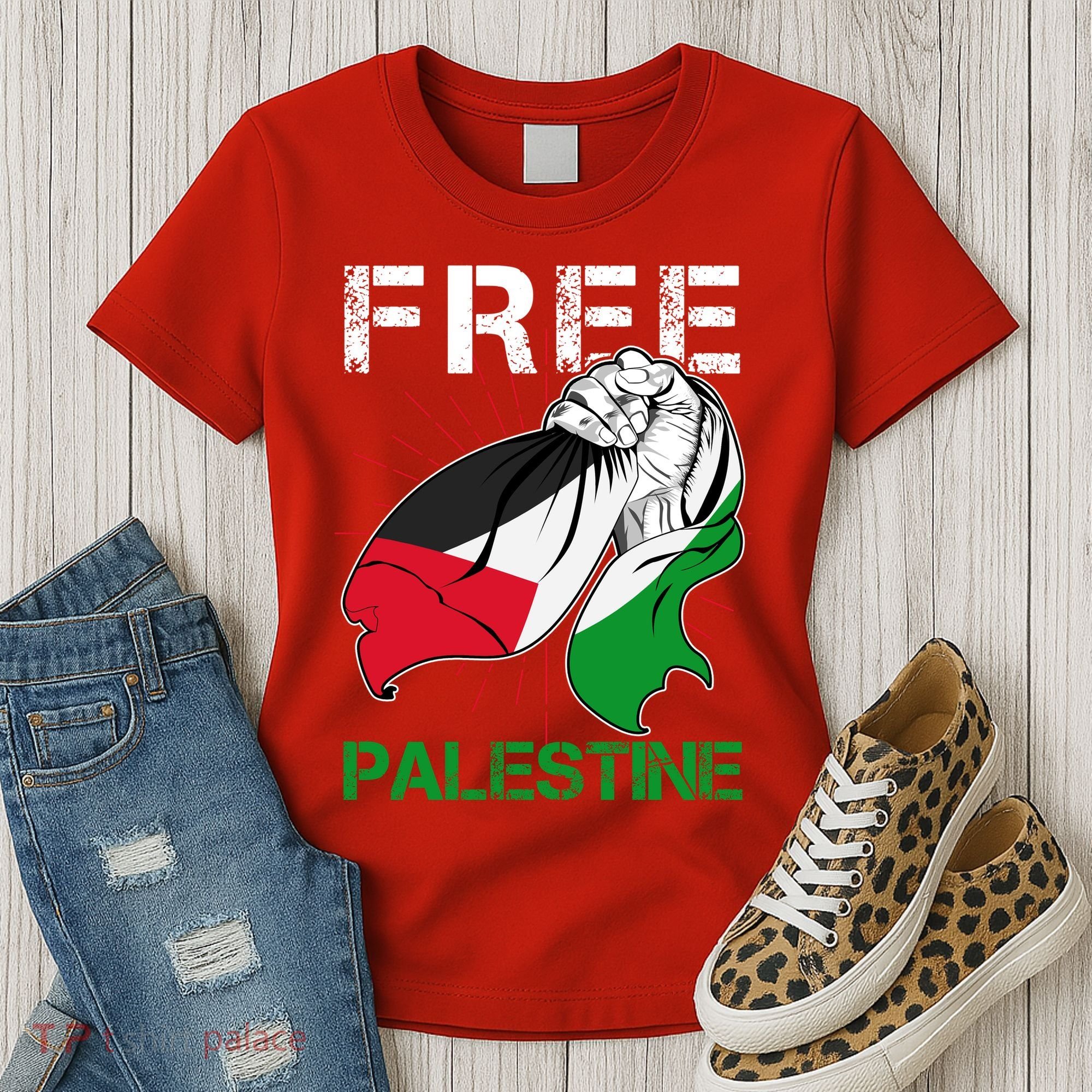 Free Palestine End War Support Palestine Women's T-Shirt