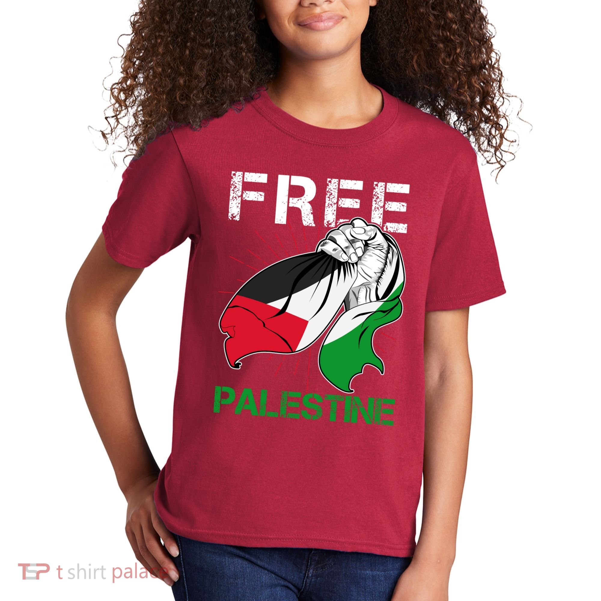 Free Palestine End War Support Palestine Kids T-Shirt