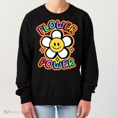 Flower Power Emoji Women's Sweatshirt