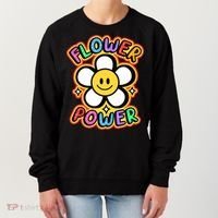 Flower Power Emoji Women's Sweatshirt thumb 0