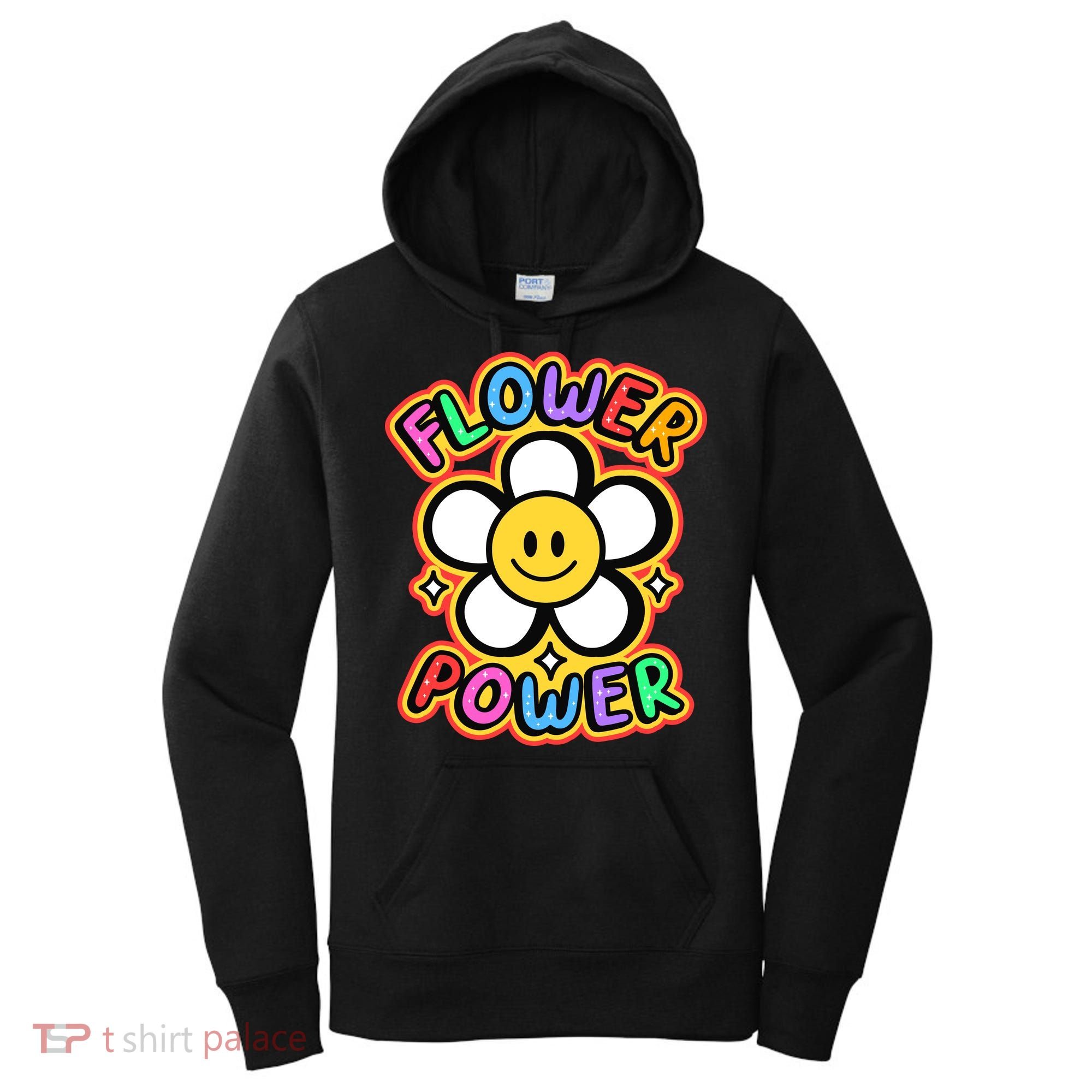 Flower Power Emoji Women's Hoodie