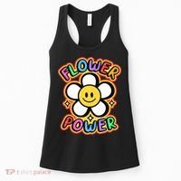 Flower Power Emoji Women's Tank Top thumb 0