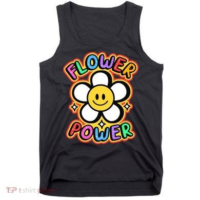 Flower Power Emoji Tank Top