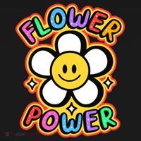 Flower Power Emoji Tote Bag thumb 4