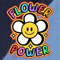 Flower Power Emoji Raglan Baseball Sleeve Shirt thumb 2