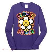 Flower Power Emoji Long Sleeve Shirt thumb 0