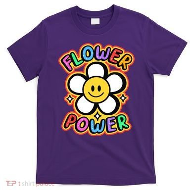 Flower Power Emoji T-Shirt