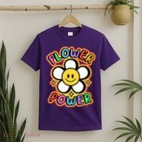 Flower Power Emoji T-Shirt thumb 2