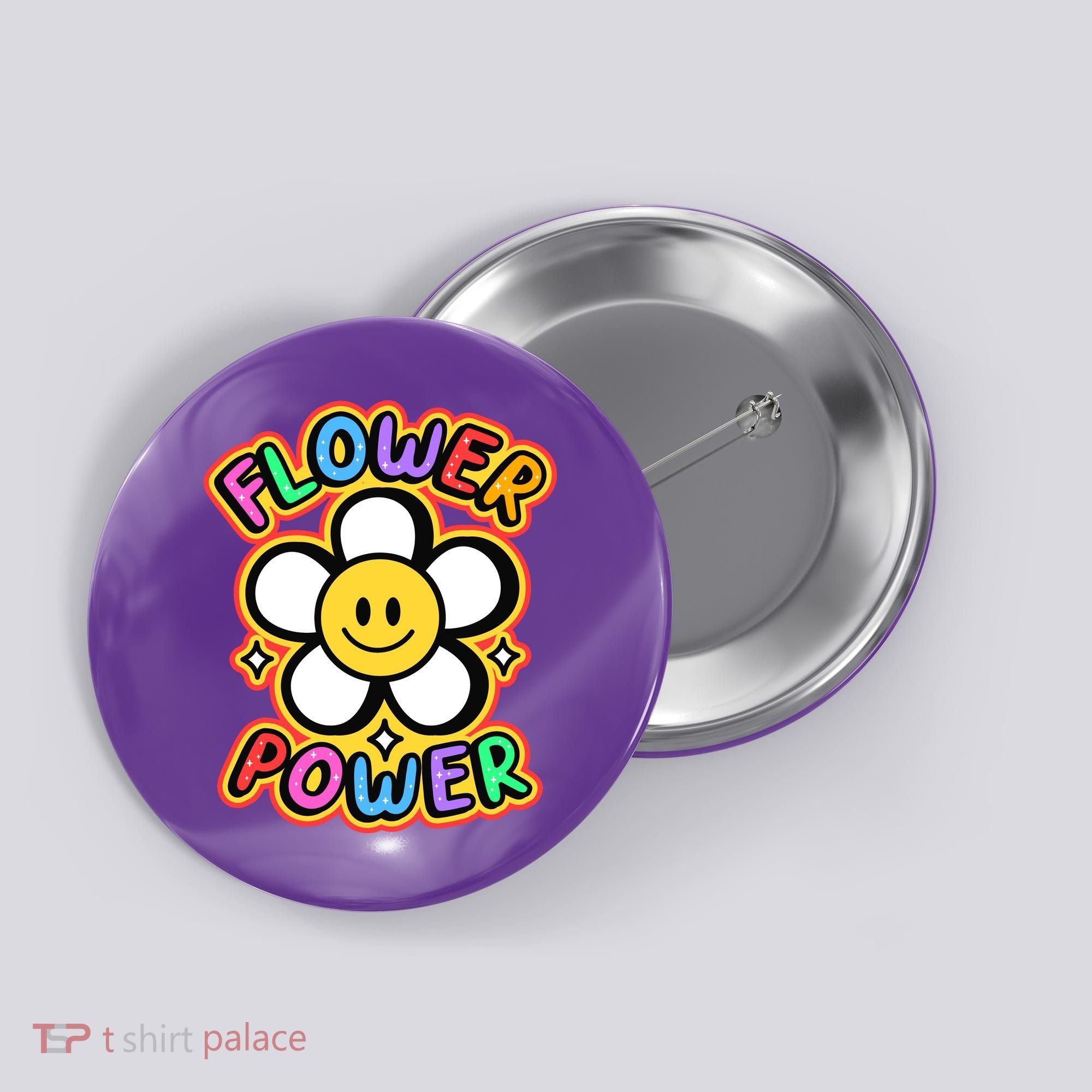 Flower Power Emoji Button