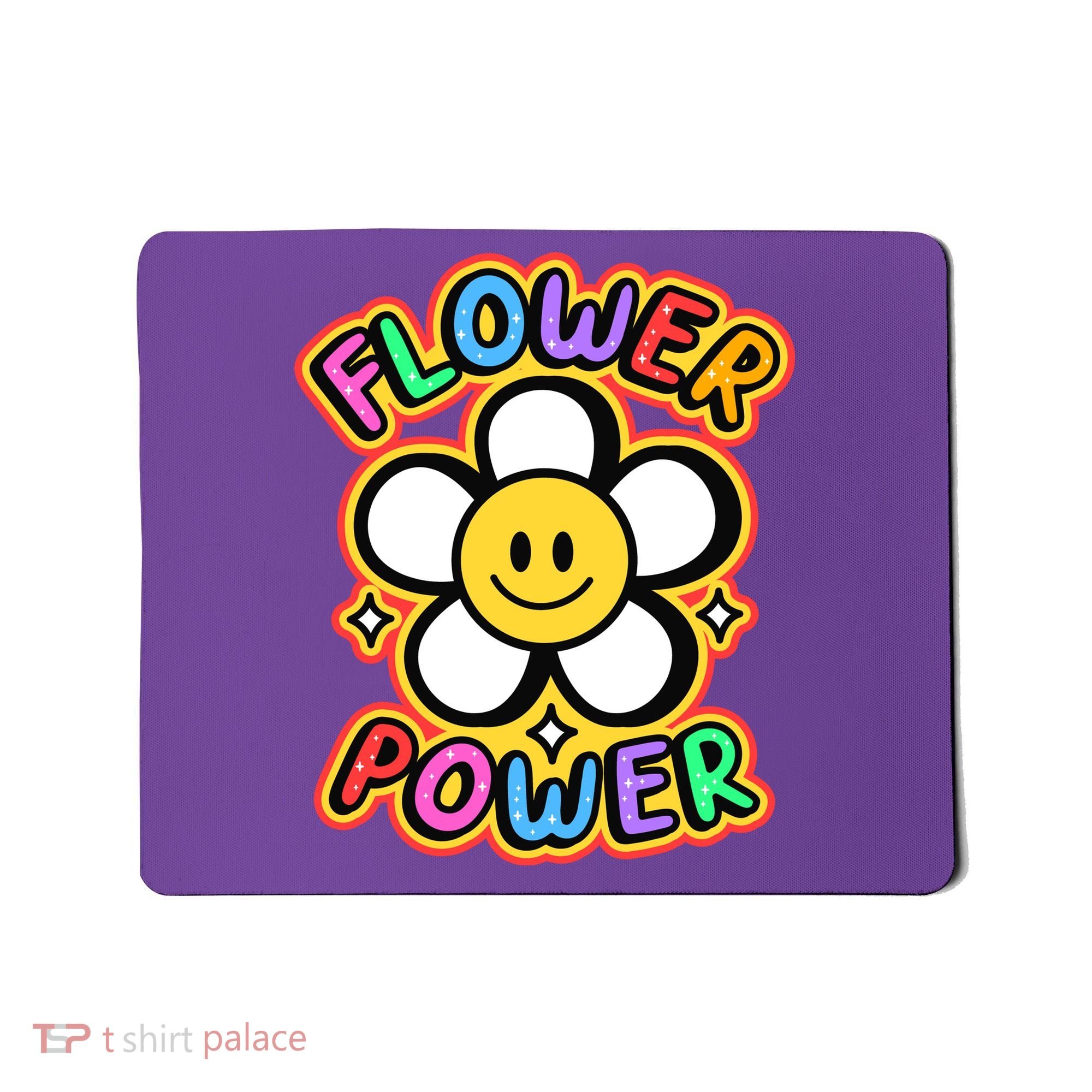 Flower Power Emoji Mousepad