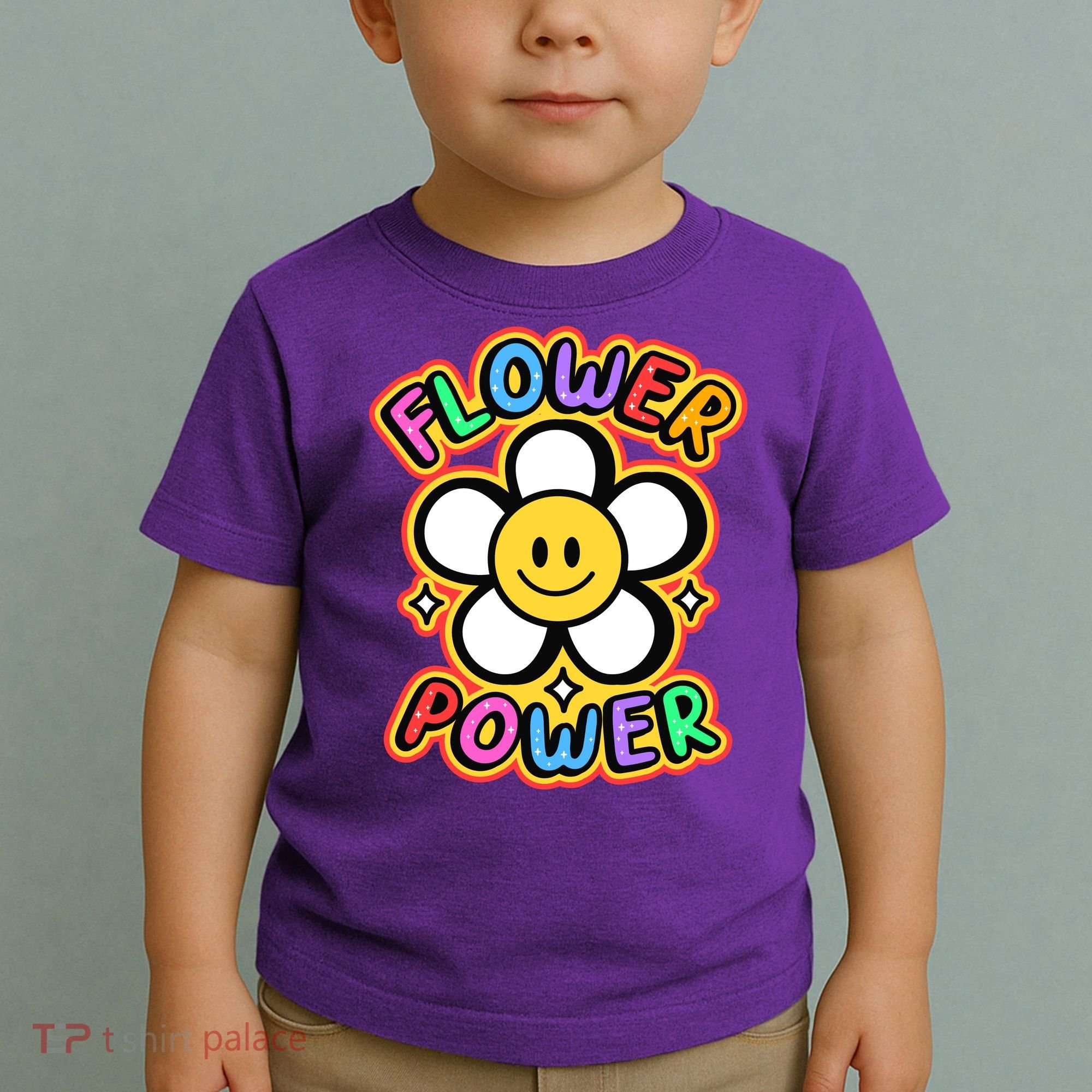 Flower Power Emoji Toddler T-Shirt