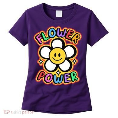 Flower Power Emoji Women's T-Shirt