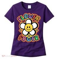Flower Power Emoji Women's T-Shirt thumb 0