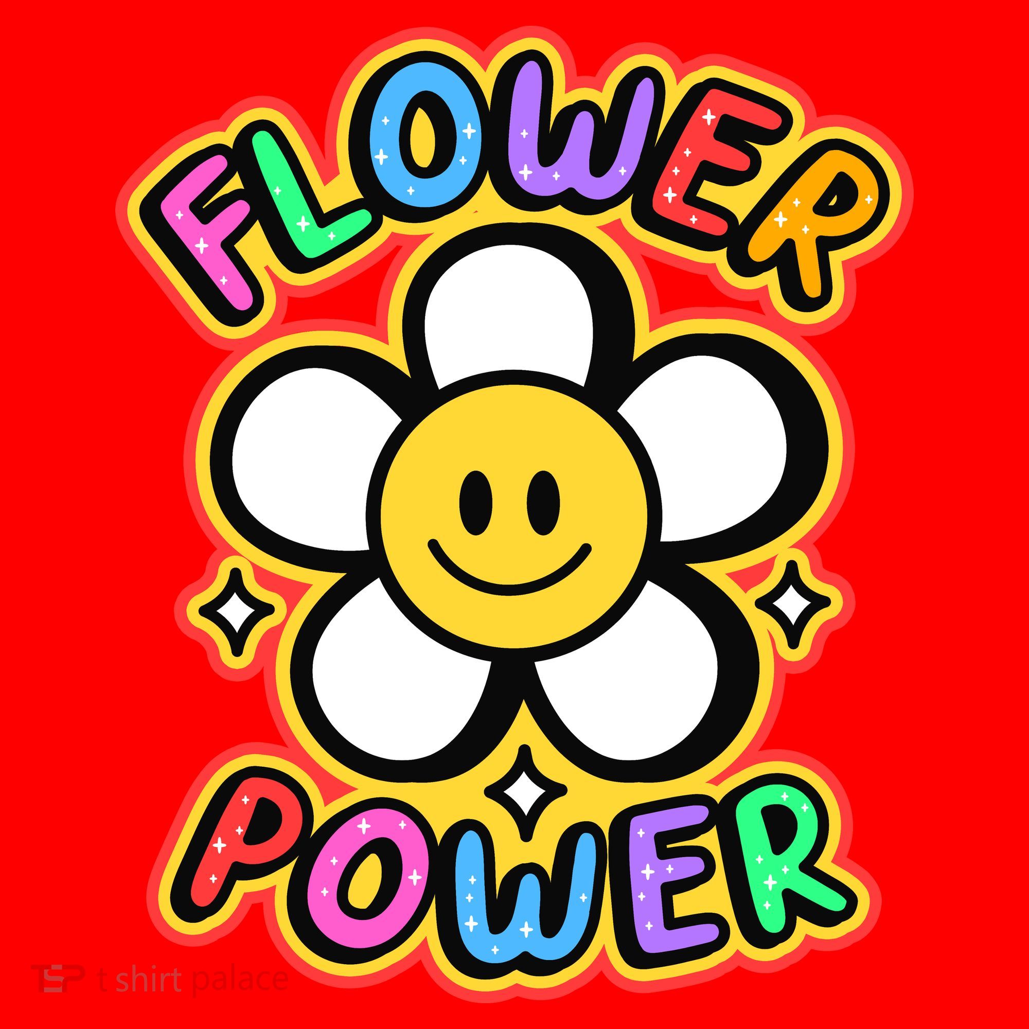Flower Power Emoji Santa Hat