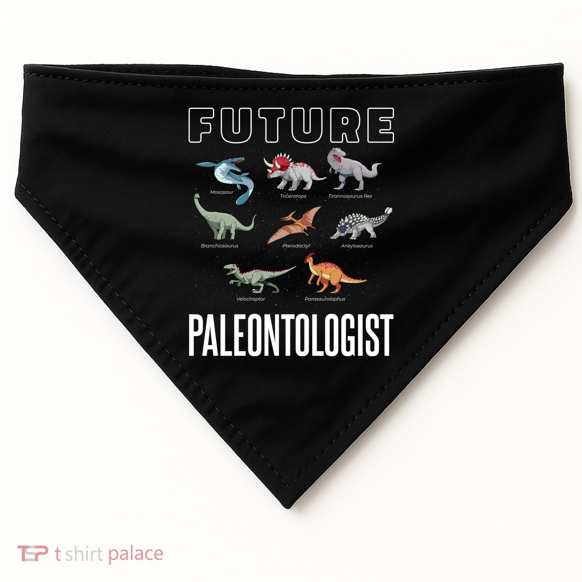 Future Paleontologist USA-Made Doggie Bandana