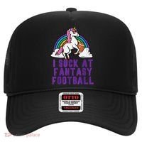 Funny Pink Fantasy Football Loser Unicorn Hat thumb 0